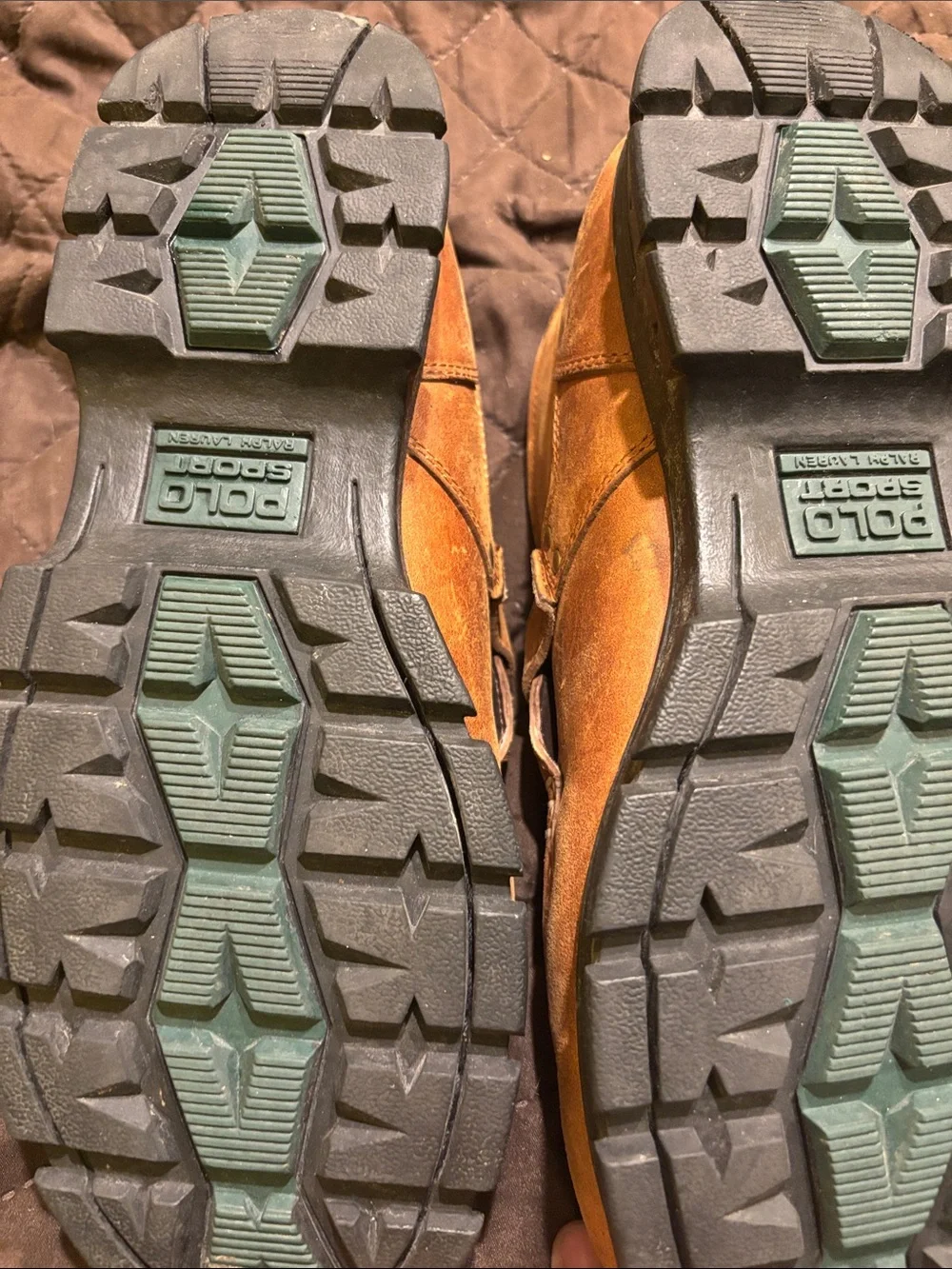 Polo by Ralph Lauren Tan Leather Slip-Ons